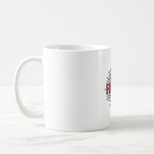 Mug Conception de chemise vectorielle de feu d'artific