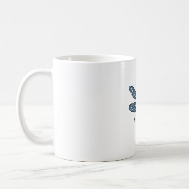 Mug Conception de chemise vectorielle de libellule pat (Gauche)