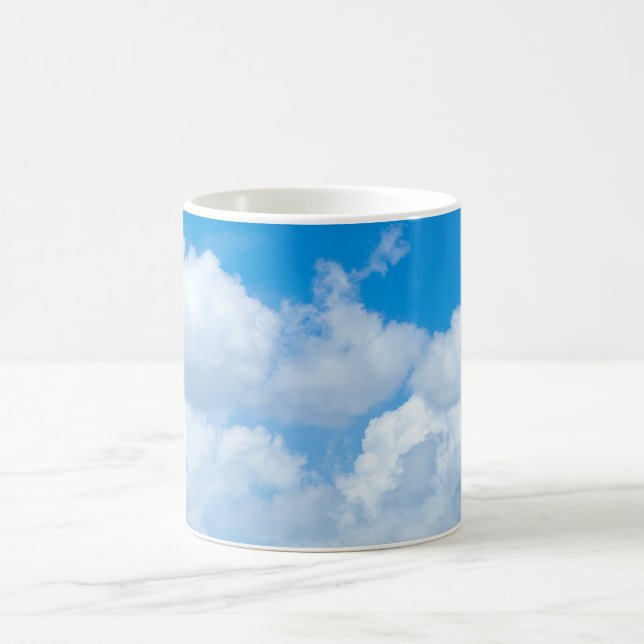 Mug Conception de ciel de cieux d'arrière - plan de (Centre)
