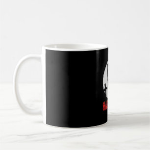 Mug Conception de cimetière de la Faucheuse Halloween