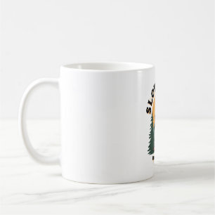 Mug Conception de citation d'aventure de randonnée de