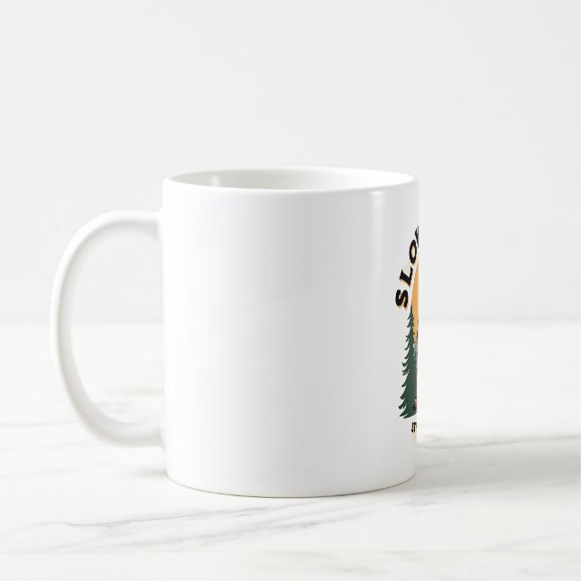 Mug Conception de citation d'aventure de randonnée de  (Gauche)