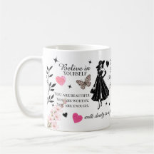 Conception de citation motivationnelle féminine 