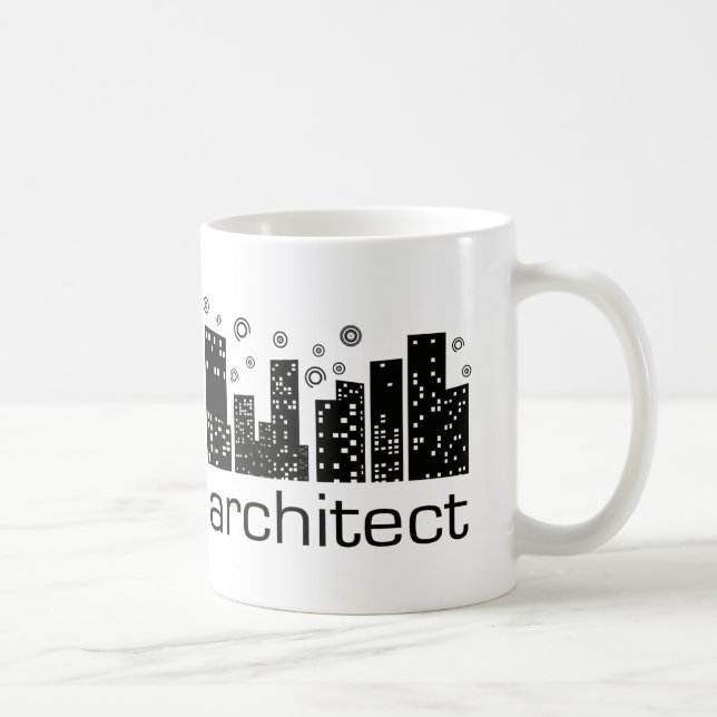 Mug Conception de cool de bâtiments d'architecte ! (Droite)