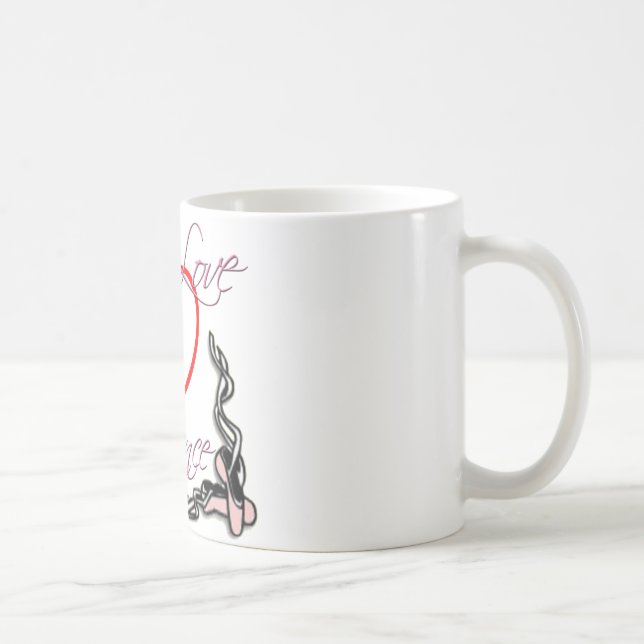 Mug Conception de danse de danseur de danse (Droite)