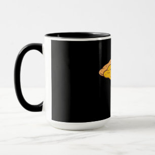 Mug Conception de dessin animé de morceau de pizza sav