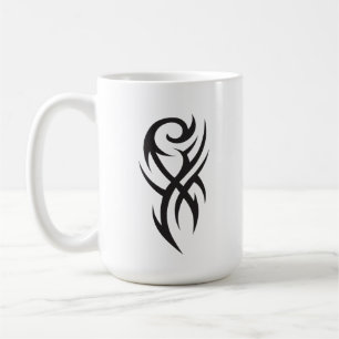 Mug Conception de dessin linéaire inspirée du tatouage