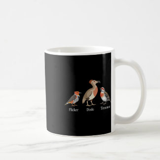 Mug Conception de Dodo mésange observateur d'oiseaux a