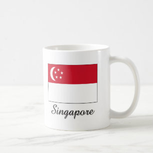 Mug Conception de drapeau de Singapour