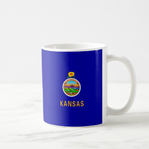 Mug Conception de drapeau d'état du Kansas