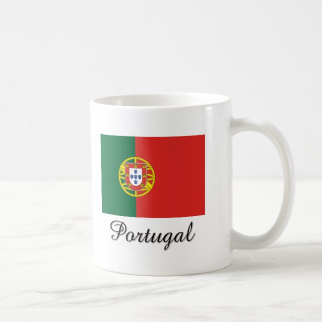 Mug Conception de drapeau du Portugal (Droite)