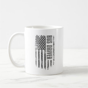 Mug Conception de drapeau USA en détresse pour chauffe