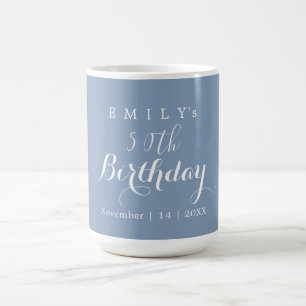 Mug Conception de fête d'anniversaire en typographie m