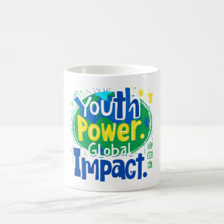 Mug Conception de la boue à impact mondial du pouvoir
