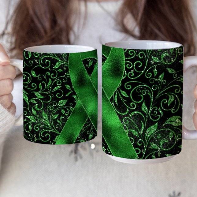 Mug Conception de la boue à ruban de sensibilisation v (Créateur téléchargé)