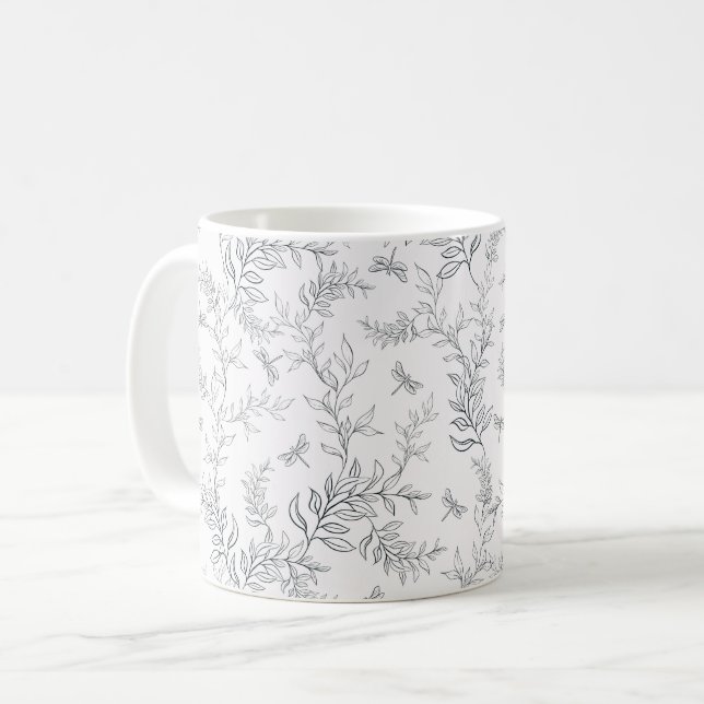 Mug Conception de la coupe à l'aide d'un motif dans le (Devant gauche)