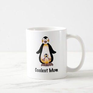 Mug Conception de la famille de manchots de la maman l