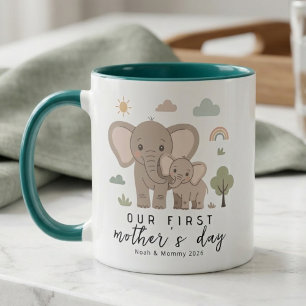 Mug Conception de la fête des premières mères pour béb