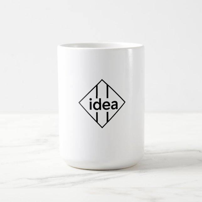 Mug Conception de la typographie IDEA (Centre)