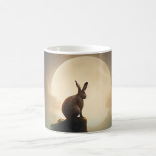 Mug Conception de l'aquarelle du lièvre