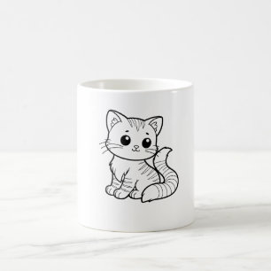 MUG CONCEPTION DE L'ART CAT CUTE
