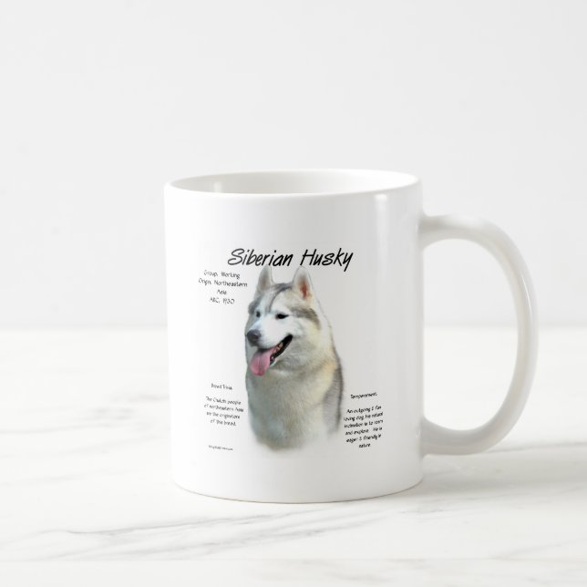 Mug Conception de l'histoire de Husky en Sibérie (Droite)