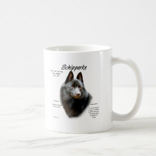 Mug Conception de l'historique de Schipperke