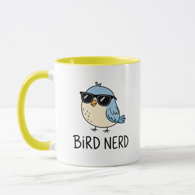 Mug Conception de l'observation des oiseaux Kawaii (Gauche)