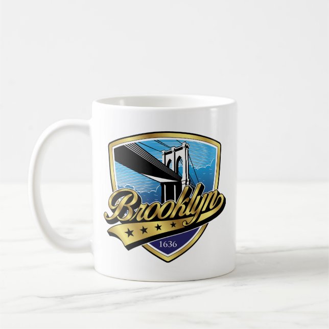 Mug Conception de logo Swoosh Or Brooklyn (Gauche)