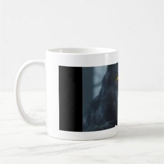 Mug conception de loup solitaire