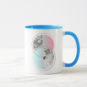 Mug Conception de marbre géométrique de Scandi