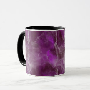 Mug Conception de marbre violet réaliste