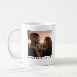 Mug Conception de mariage personnalisée avec photo de 