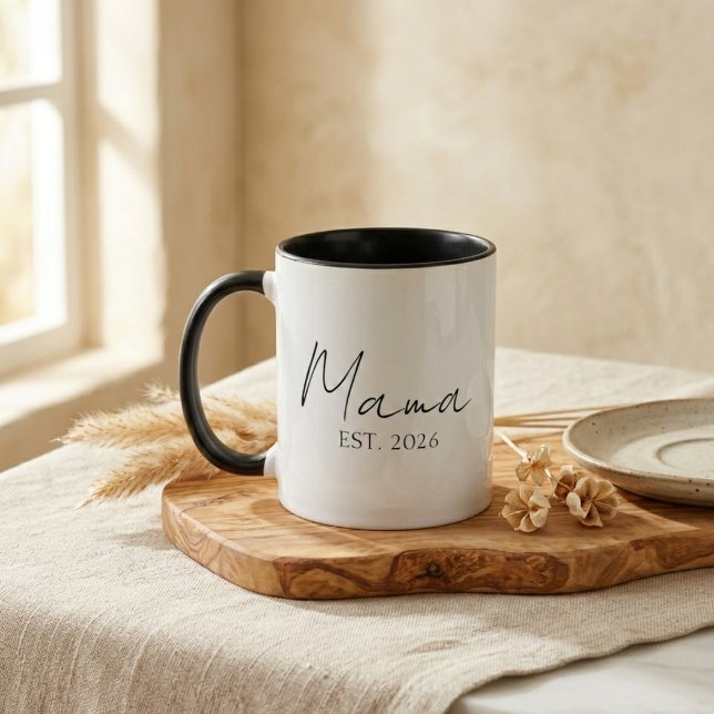 Mug Conception de maternité significative pour l'année (Créateur téléchargé)