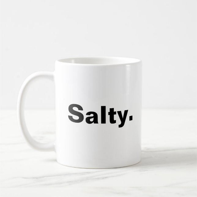 Mug conception de minimalisme d'un mot (Gauche)