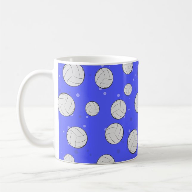 Mug Conception de Motif de volley-ball (Gauche)