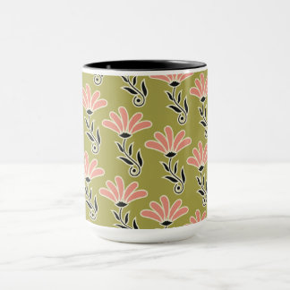Mug Conception de motif floral 
