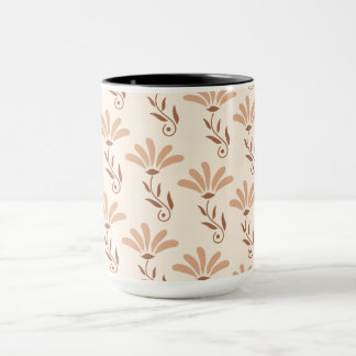 Mug Conception de motif floral 
