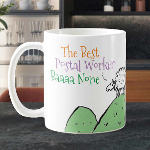 Mug Conception de mouton pour un travailleur de la pos