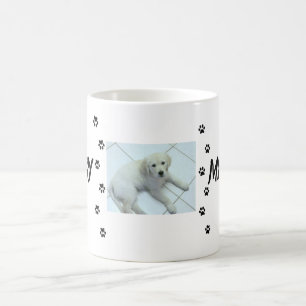 Mug Conception de nom de photo de compagnon d'empreint