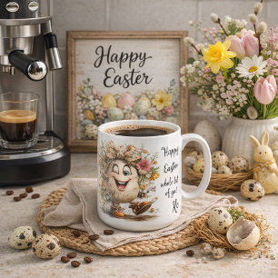 Mug Conception de Pâques de printemps lumineuse 