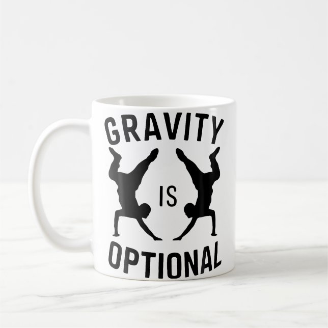 Mug Conception de parcours d'obstacles de parkour drôl (Gauche)