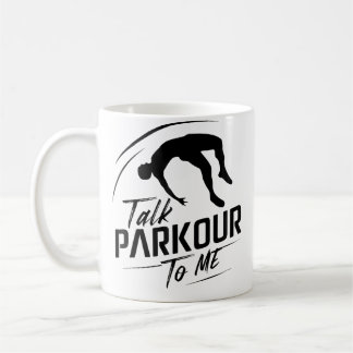 Mug Conception de parcours d'obstacles de parkour drôl