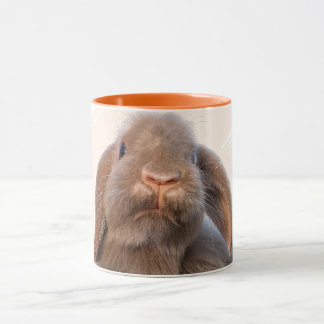 Mug Conception de photo personnalisée de lapin Holland