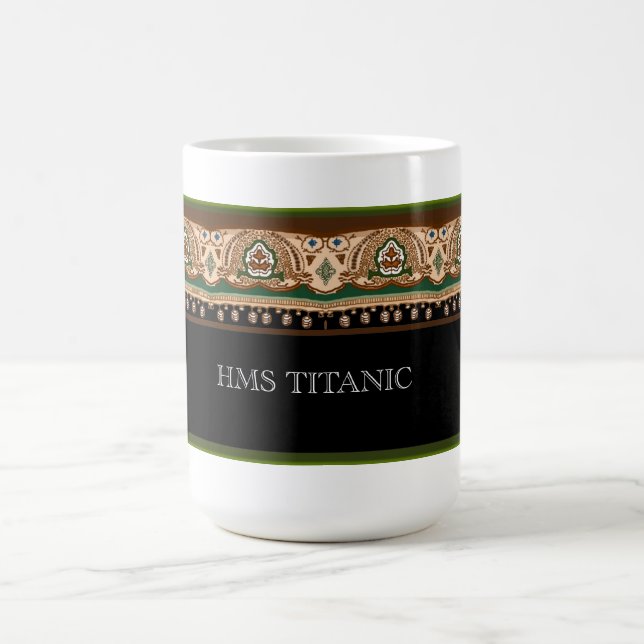 Mug Conception de première classe de Titanic (Centre)