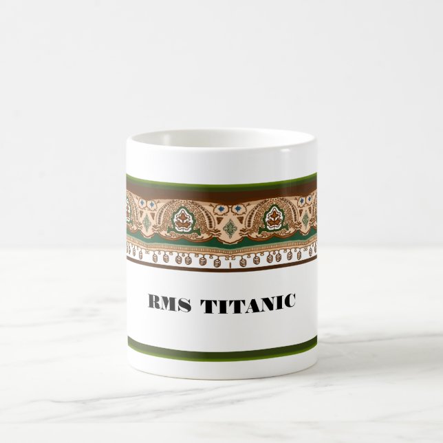 Mug Conception de première classe de Titanic (Centre)
