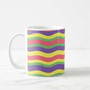 Mug Conception de rayures colorées