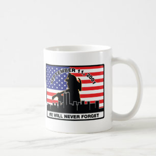 Mug Conception de sapeur-pompier de l'original 9/11