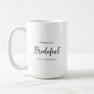 Mug Conception de script de demoiselle d'honneur minim