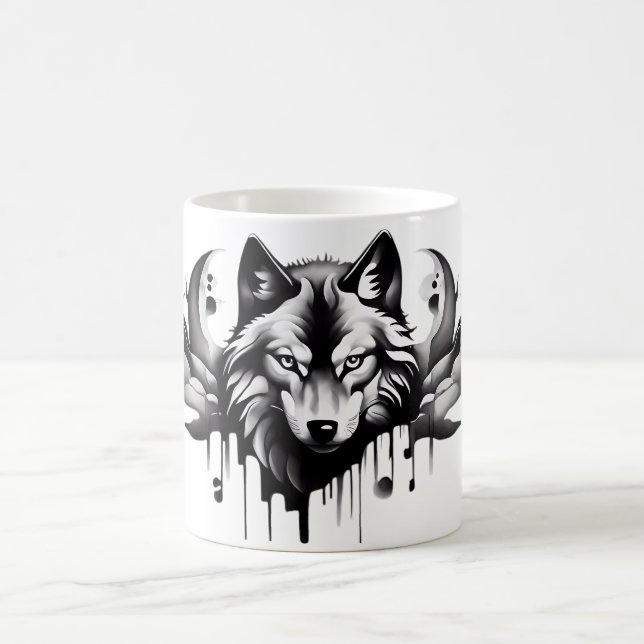 Mug Conception de style de tatouage de la collection d (Centre)